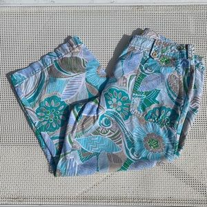 Sigrid Olsen Wide Leg Capri Pant